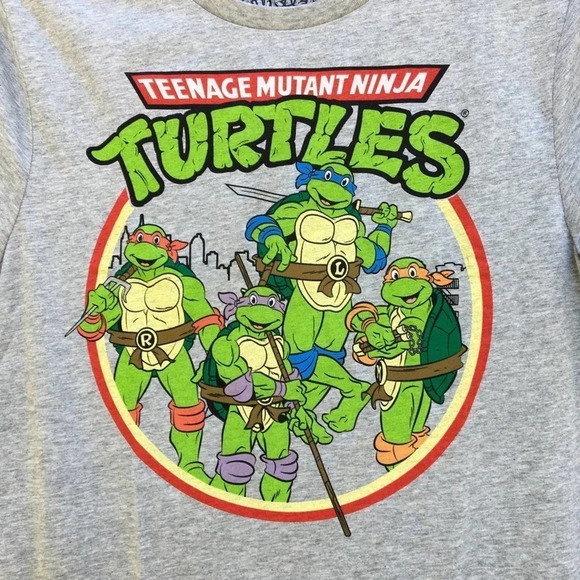 NWT Nickelodeon Men’s Size Large Teenage Mutant Ninja Turtles Graphic Tee Shirt - Picture 5 of 7